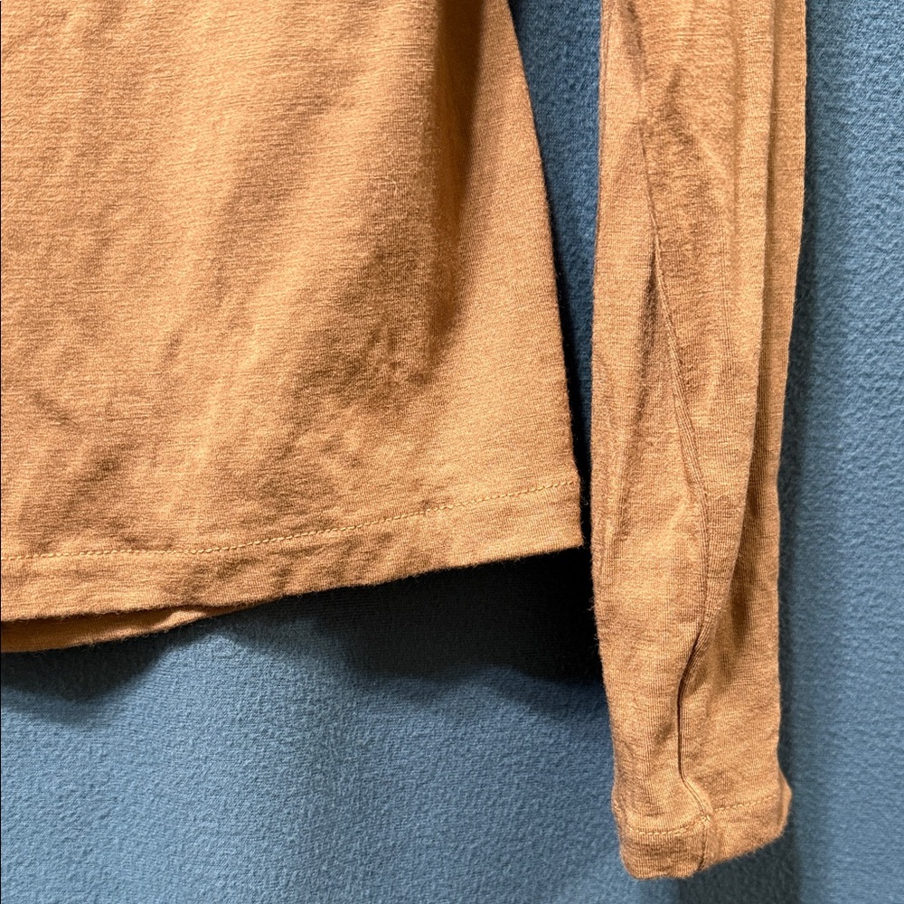 Patrizia Pepe Open Back Long-Sleeve Turtleneck Top in Brow withEmbellished Front - Picture 6 of 16